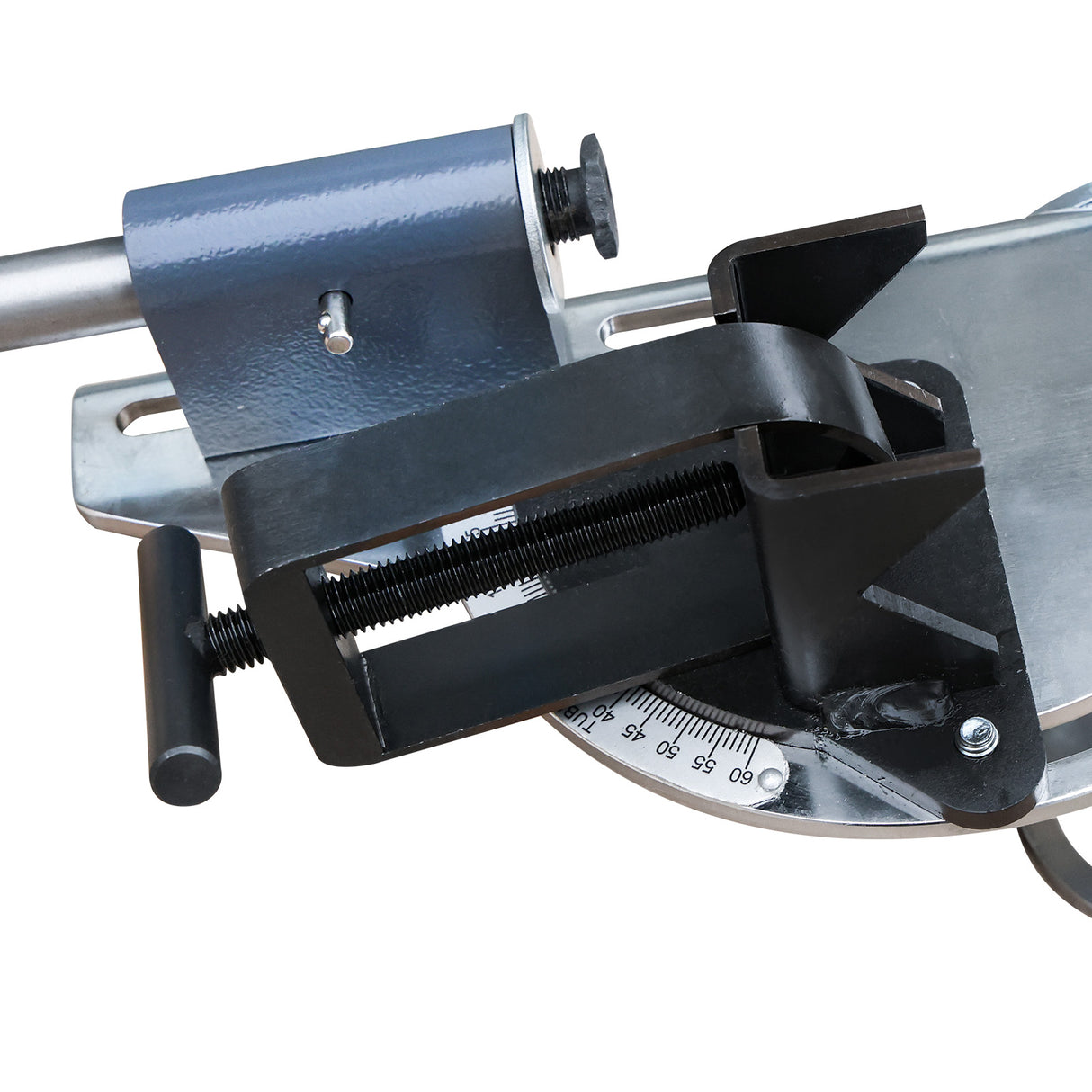 BOKA Rohrausklinker für Rundrohre bis 50 mm, Präzises Kerben 0–45° (Aluminium) / 0–60° (Stahl), mit integriertem Winkelmesser, PN-1/2S