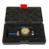 BOKA Co-Axial Indicator, 0-3 mm range, resolution 0.01 mm, for horizontal and vertical machines, outside and inside diameter