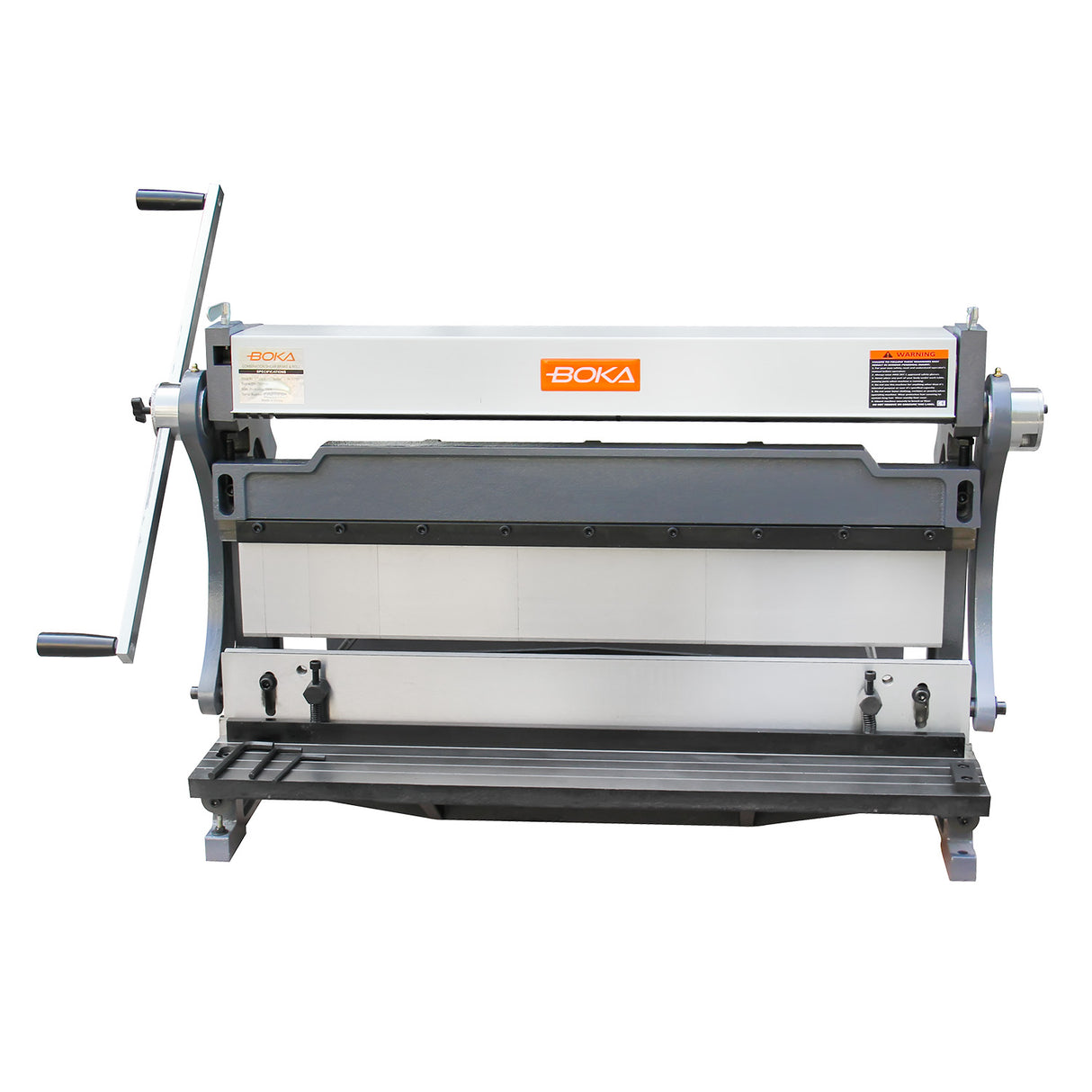 BOKA 3-IN-1 sheet metal working machine, 760 mm universal machine for cutting, bending &amp; rolling, manual swivel bending machine 90° folding machine