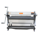 BOKA 3-IN-1 sheet metal working machine, 760 mm universal machine for cutting, bending &amp; rolling, manual swivel bending machine 90° folding machine