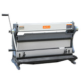 BOKA 3-IN-1 sheet metal working machine, 760 mm universal machine for cutting, bending &amp; rolling, manual swivel bending machine 90° folding machine