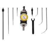BOKA Co-Axial Indicator, 0-3 mm range, resolution 0.01 mm, for horizontal and vertical machines, outside and inside diameter