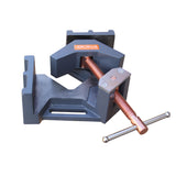 BOKA AC-100 metal angle clamp 90 degree clamping angle 0 to 100 mm malleable cast iron
