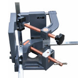 BOKA angle vice 100 mm adjustable for welding work AC-100H made of cast iron, miter clamp