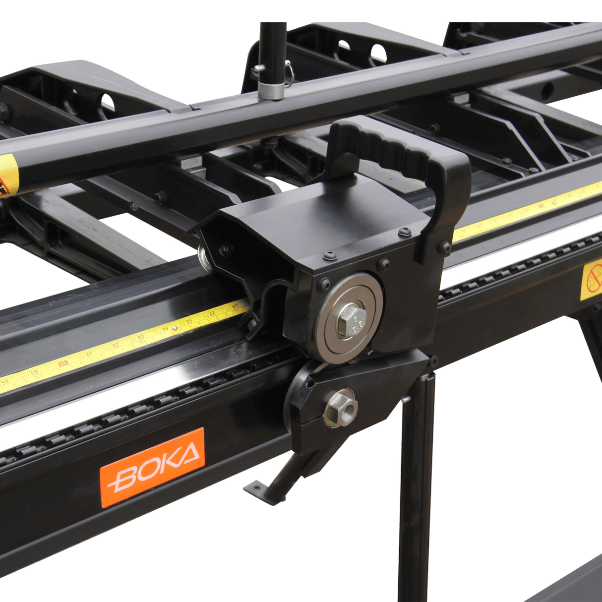 BOKA ALB-3200A Portable bending brake for thin sheets, 3200 mm width, with roller knife for cutting sheets