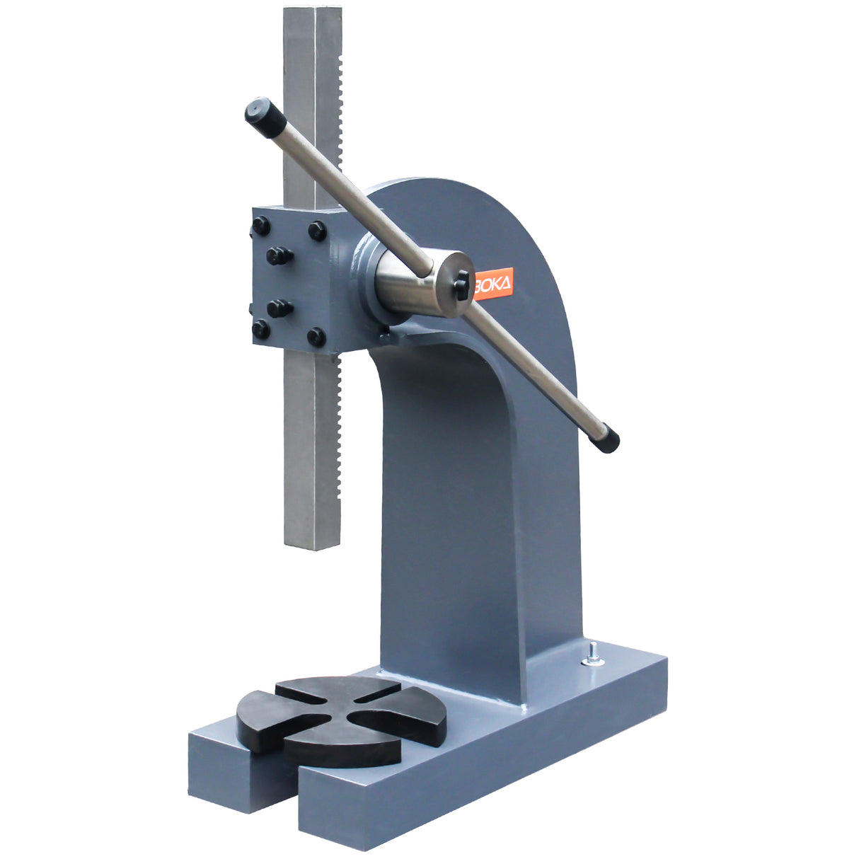 Boka Arbor Press Rack Press 0.5-5 Tons Heavy Duty Hand Press Precise Metalworking Workshop Assemblies AP-1/2 to AP-5 with 4-way adjustable base plate 