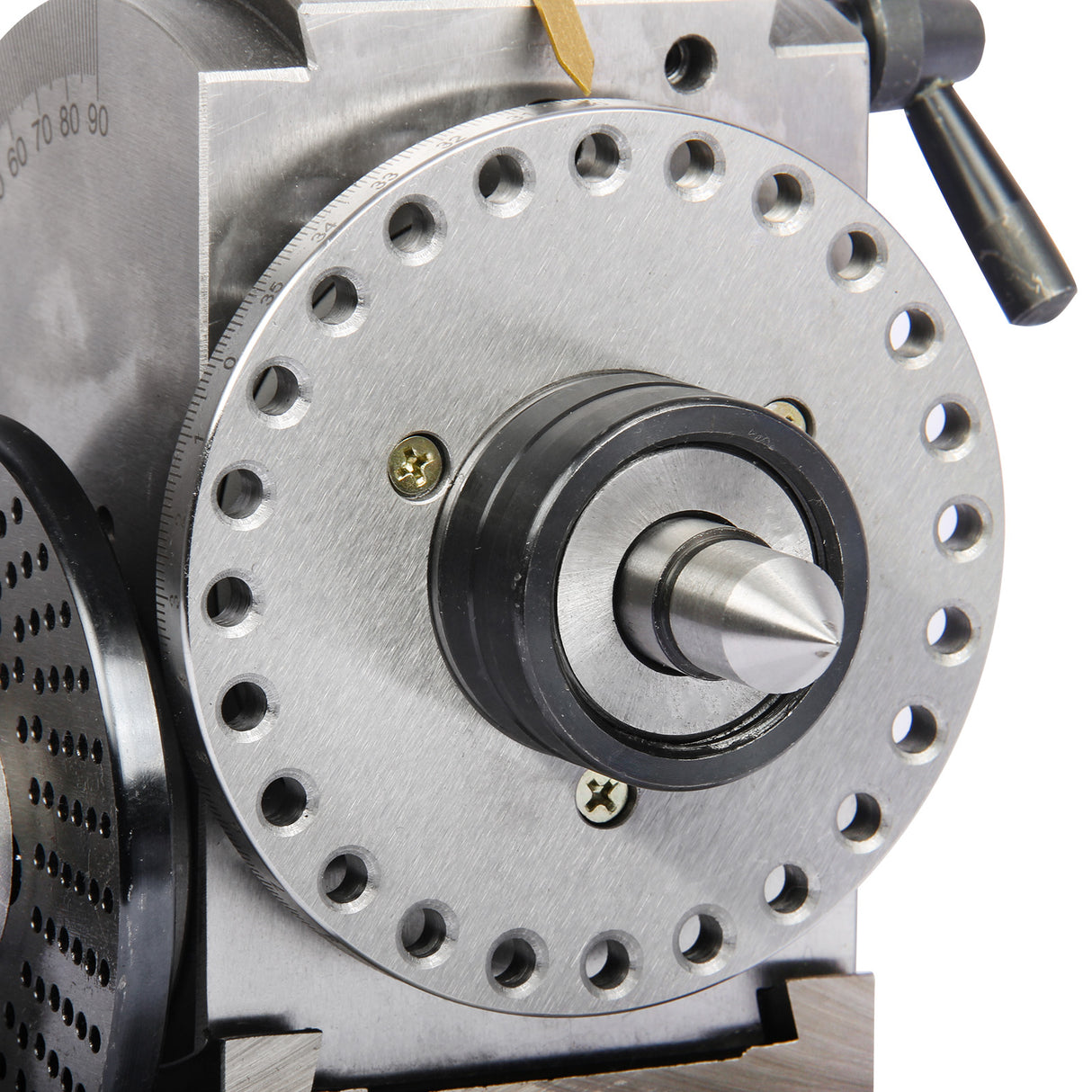 BOKA BS-0 Precision Dividing Head 127 mm Semi-Universal Dividing Head with 3-Jaw Chuck, Dividing Discs &amp; Tailstock