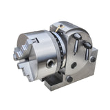 BOKA BS-0 Precision Dividing Head 127 mm Semi-Universal Dividing Head with 3-Jaw Chuck, Dividing Discs &amp; Tailstock
