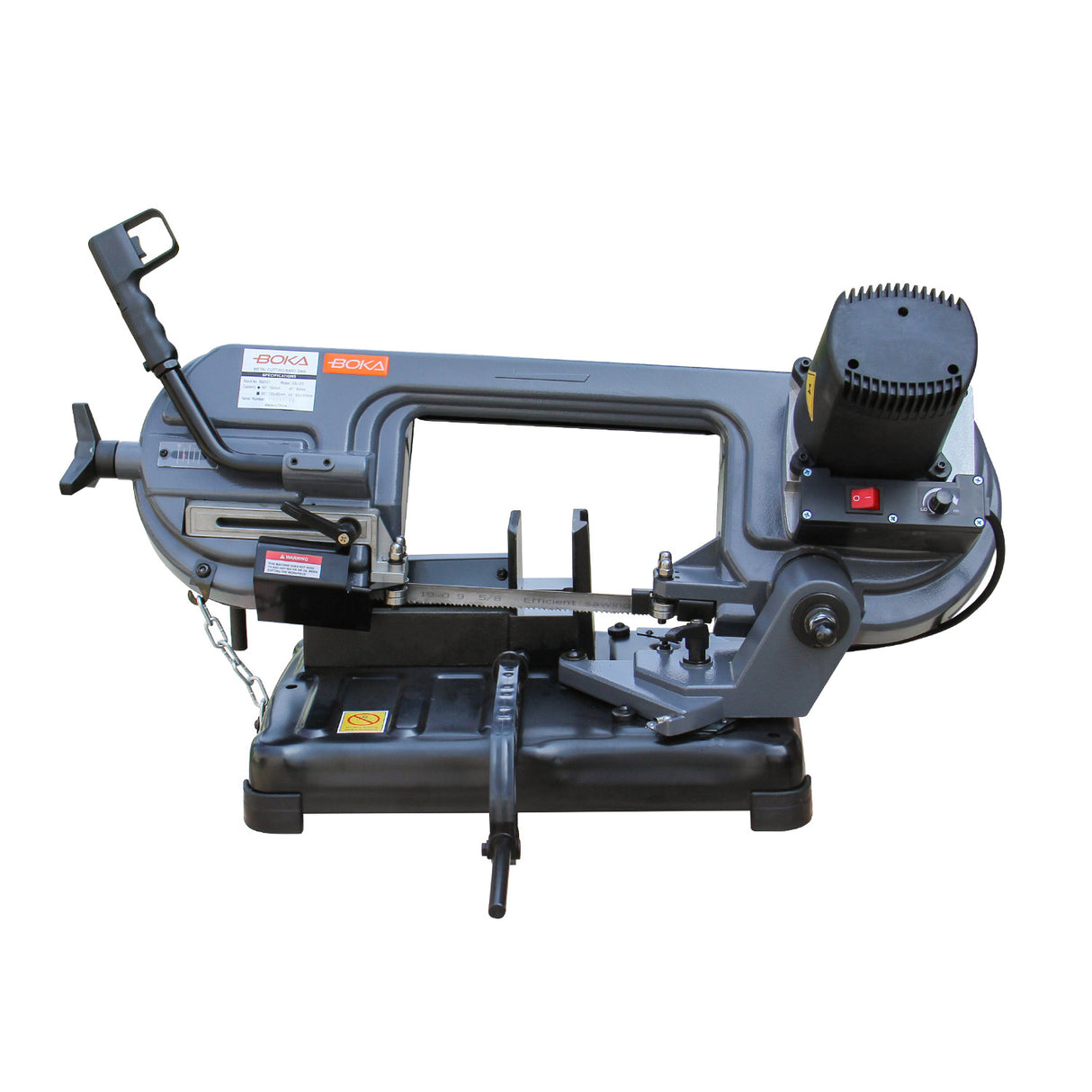 Boka BS-150 metal band saw 230V 2.0 kW variable cutting speed up to 150 mm 