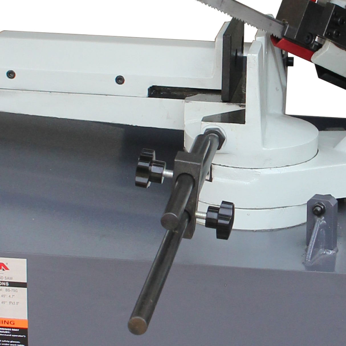 Boka BS-75G Horizontal Metal Band Saw, 200x120 mm, Precision Cutting, 230V, 0.8kW