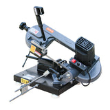 BOKA BS-85 metal band saw – 0-45° miter cut, variable speed, 230V/1000W motor, precise &amp; robust metal saw
