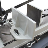 BOKA BS-912B metal band saw 230V 1.1kW with coolant system, 4 speeds, hydraulic cylinder, quick-release vice, miter cut up to 45°, mobile, robust for metal cutting