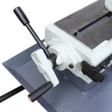 BOKA BS-912B metal band saw 230V 1.1kW with coolant system, 4 speeds, hydraulic cylinder, quick-release vice, miter cut up to 45°, mobile, robust for metal cutting