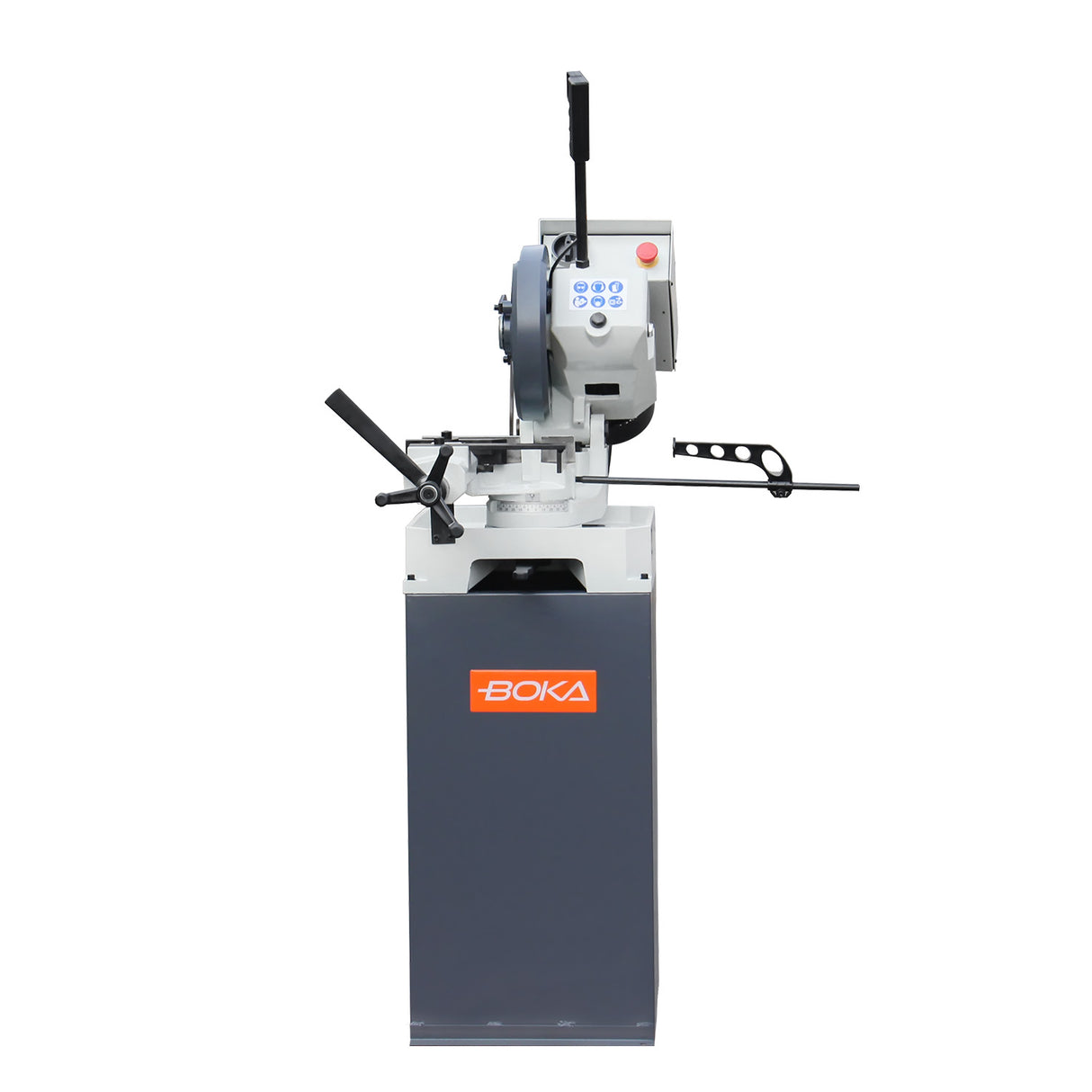 BOKA CS-11 Manual Metal Circular Saw 275mm Saw Blade, High Speed ​​Steel Blade, Heavy Duty Mitre Saw with Double Vice