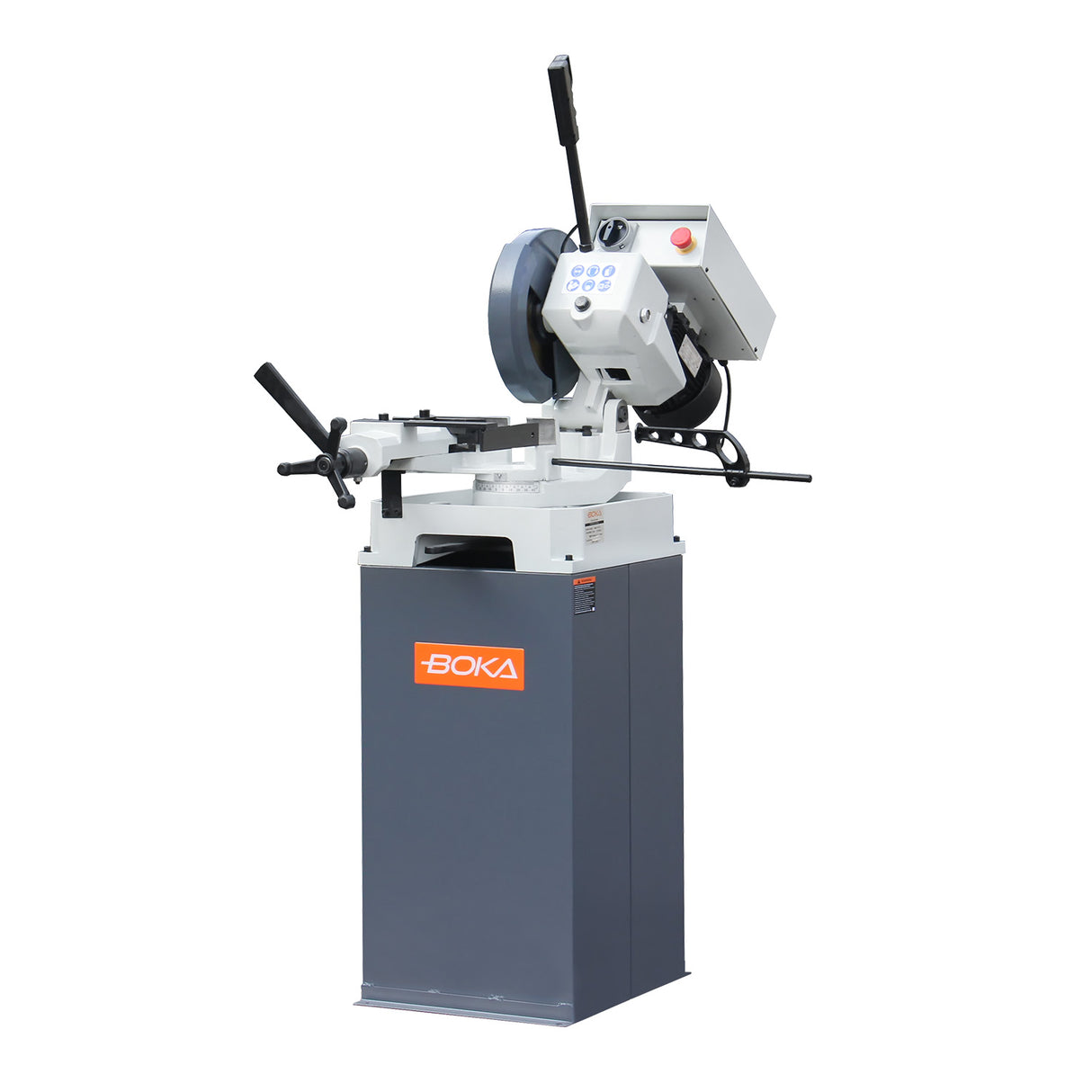 BOKA CS-11 Manual Metal Circular Saw 275mm Saw Blade, High Speed ​​Steel Blade, Heavy Duty Mitre Saw with Double Vice