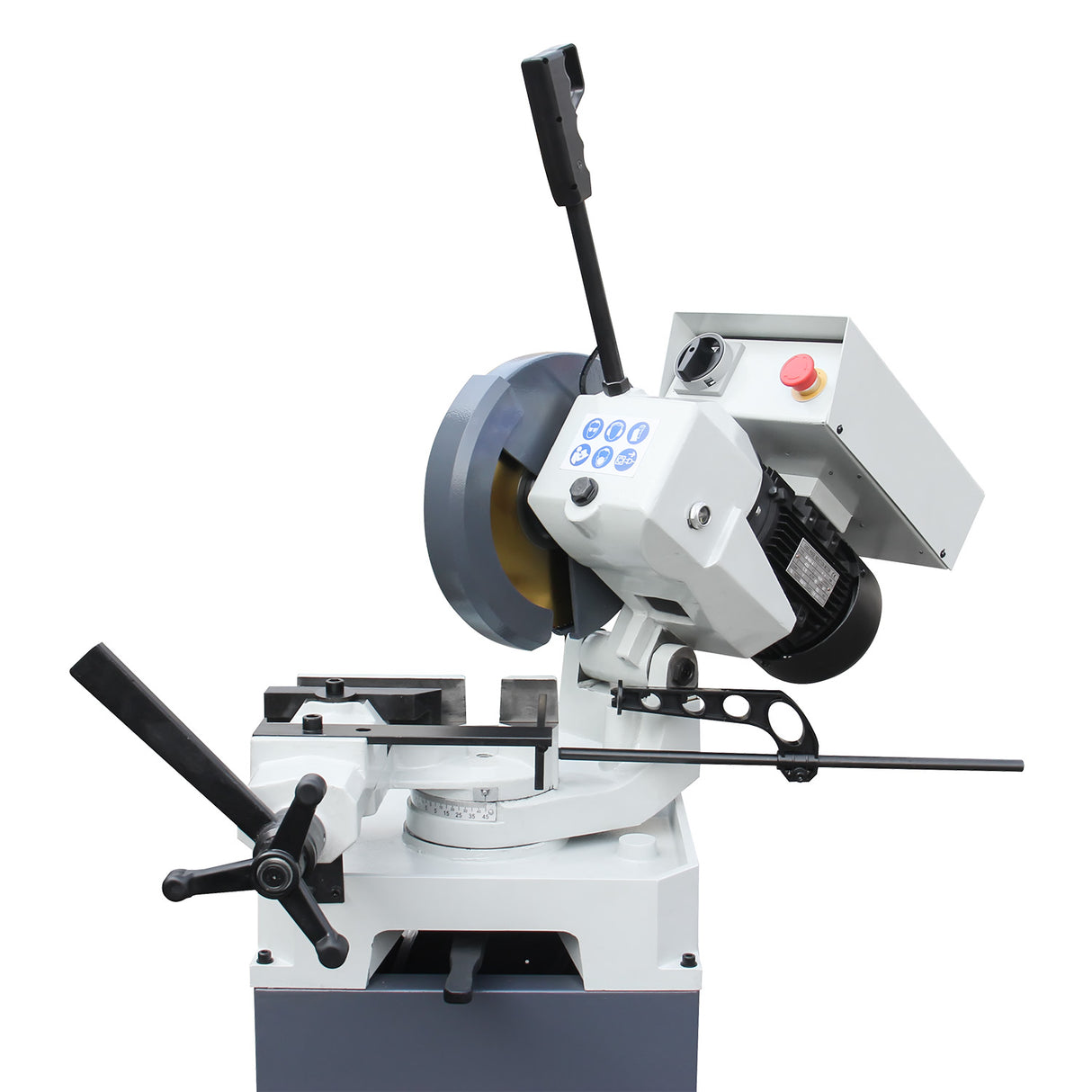 BOKA CS-11 Manual Metal Circular Saw 275mm Saw Blade, High Speed ​​Steel Blade, Heavy Duty Mitre Saw with Double Vice