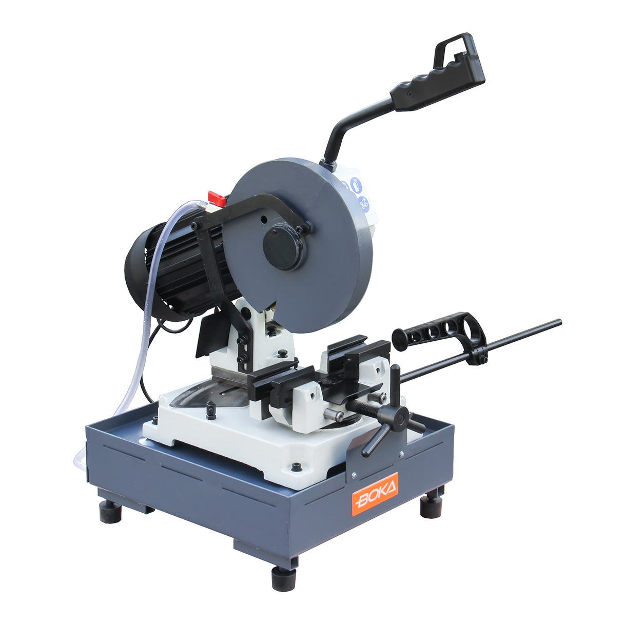 BOKA CS-9 Manual Metal Circular Saw 225mm Saw Blade, High Speed ​​Steel Blade, Heavy Duty Mitre Saw with Double Vice