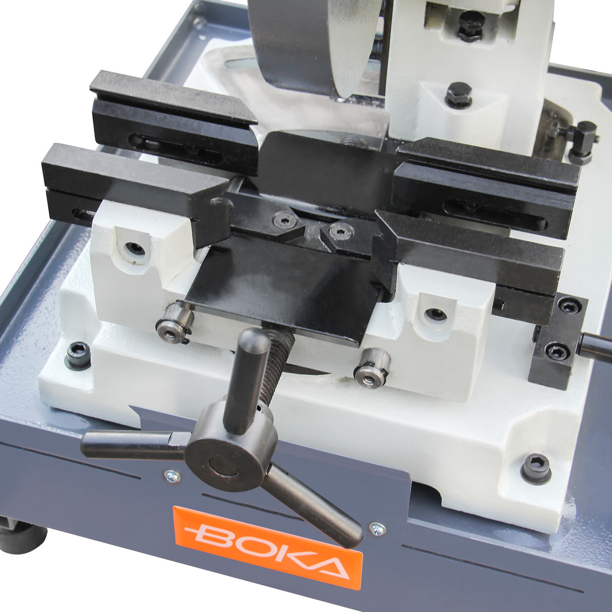 BOKA CS-9 Manual Metal Circular Saw 225mm Saw Blade, High Speed ​​Steel Blade, Heavy Duty Mitre Saw with Double Vice