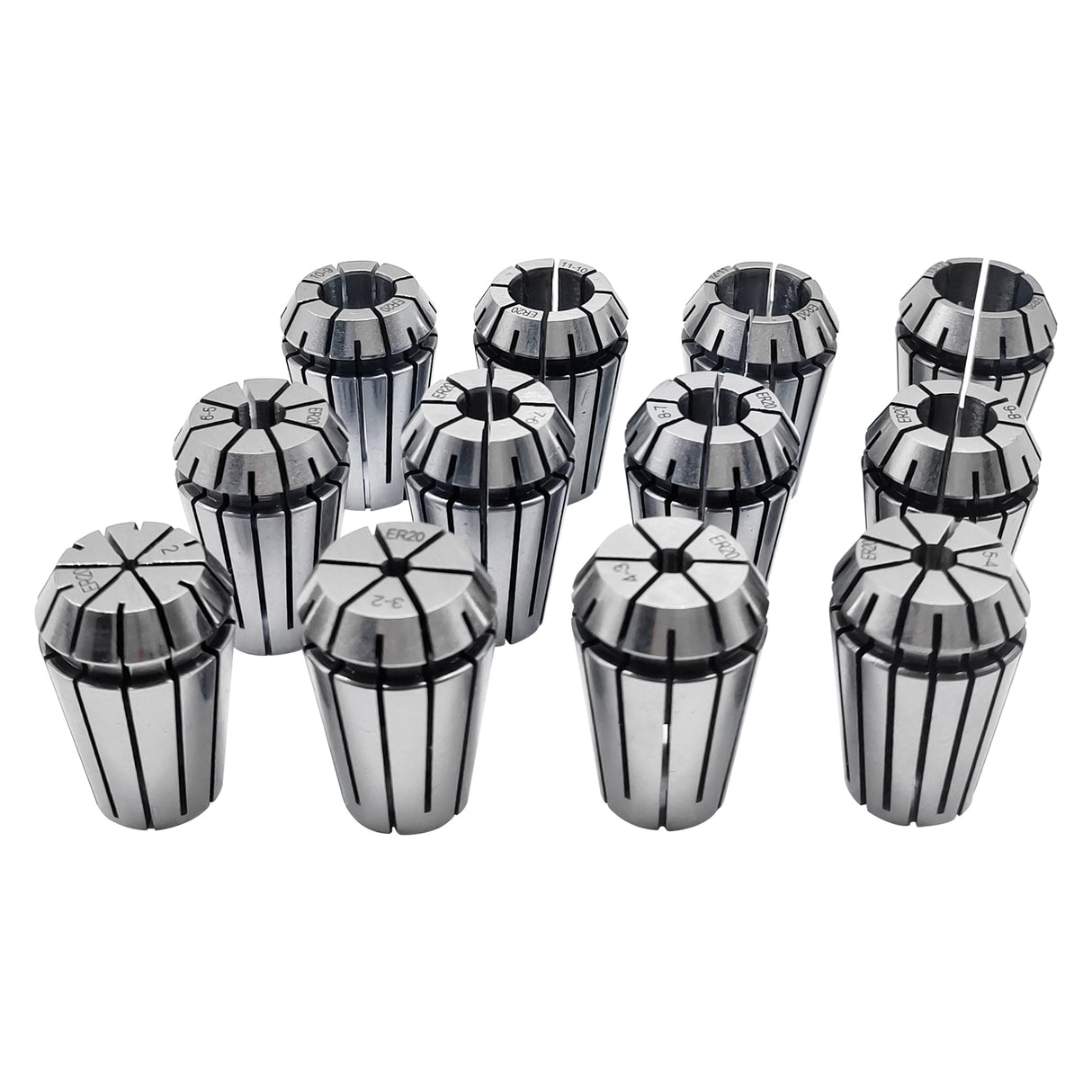 Boka precision collet set 0.01mm concentricity ER16 ER20 ER25 ER32 ER40 65Mn 