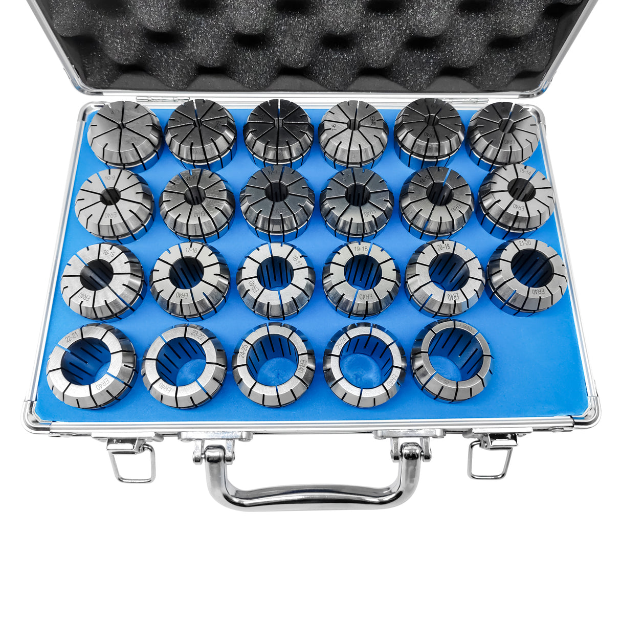 Boka precision collet set 0.01mm concentricity ER16 ER20 ER25 ER32 ER40 65Mn 