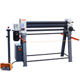 BOKA ESR-4014 three-roll bending machine with electric motor &amp; cone bending device, max. sheet thickness 2.0 mm, max. rolling thickness 1020 mm, 400V 50Hz 3PH