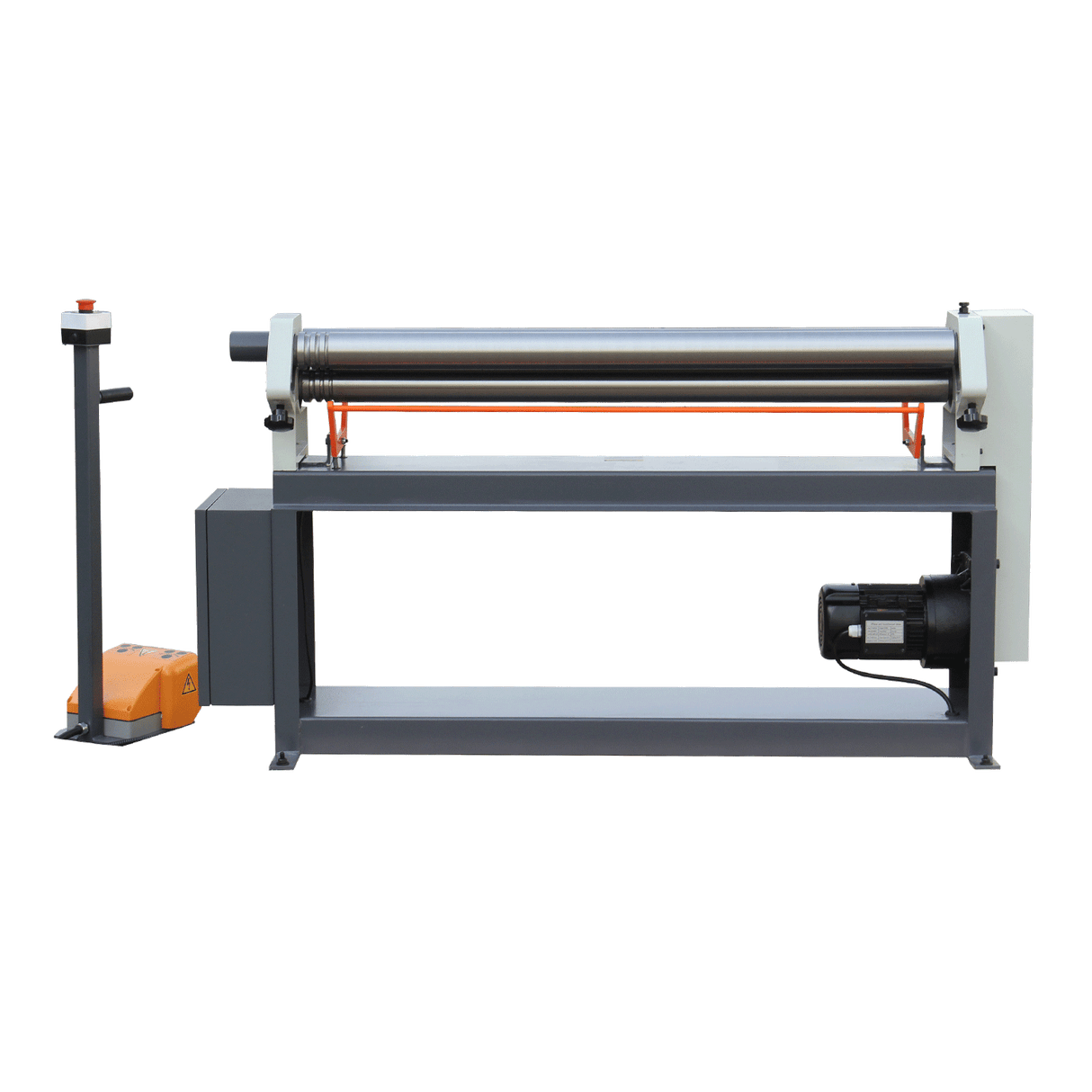 BOKA ESR-5116 three-roll bending machine, with electric motor and cone bending device, sheet thickness max. 1.5 mm, maximum rolling thickness 1300 mm