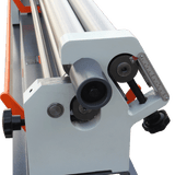 BOKA ESR-5116 three-roll bending machine, with electric motor and cone bending device, sheet thickness max. 1.5 mm, maximum rolling thickness 1300 mm