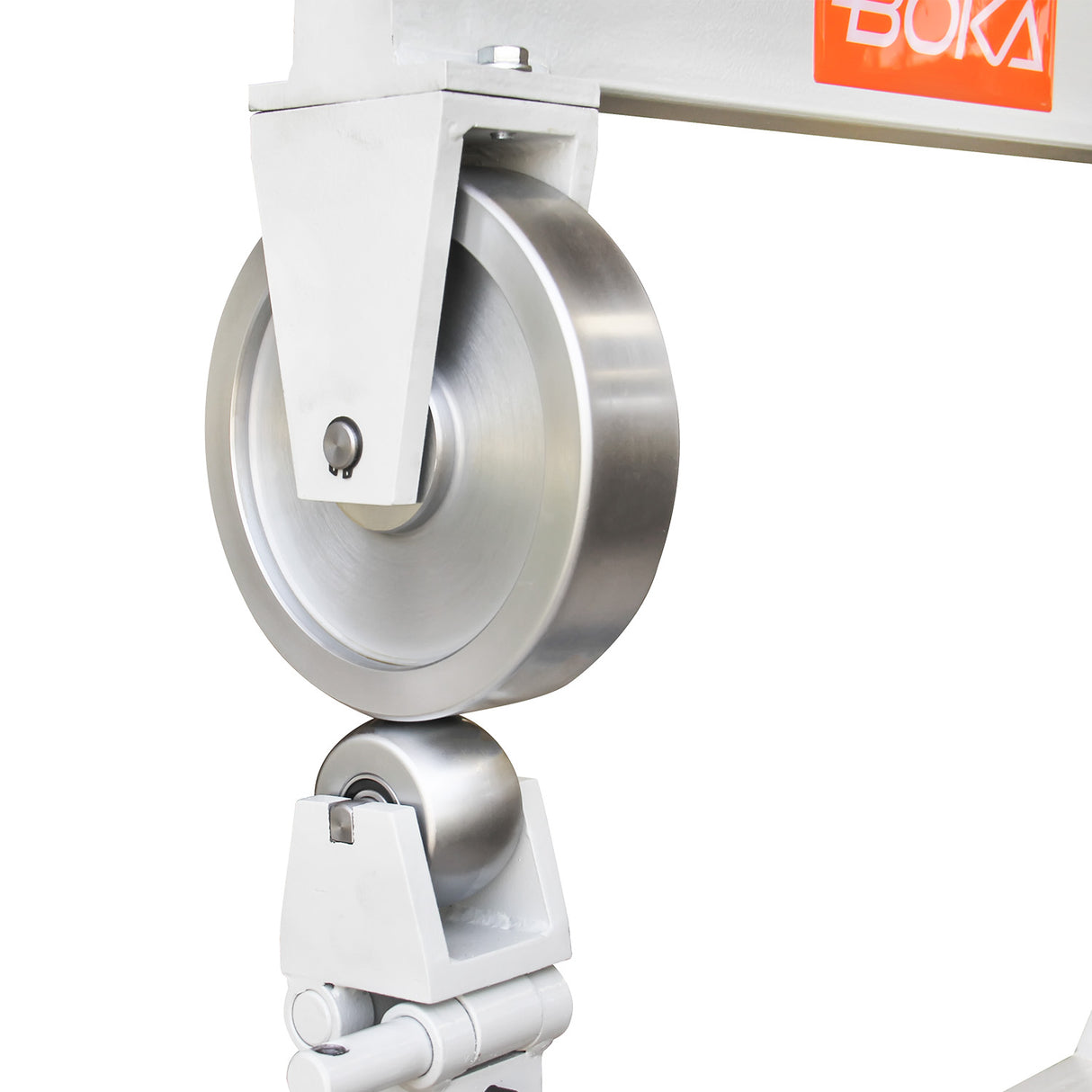 BOKA F1.2X710 roller stretching machine – metal former with 6 forming wheels, 710 mm working width, 1.2 mm sheet thickness – stretching device &amp; sheet metal bending machine for precise forming
