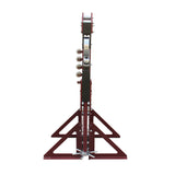 BOKA F2.0X760 Roll Stretching Machine with 5 Forming Wheels 760mm x 2mm Metal Former, Stretching Device, Sheet Metal Bending Machine