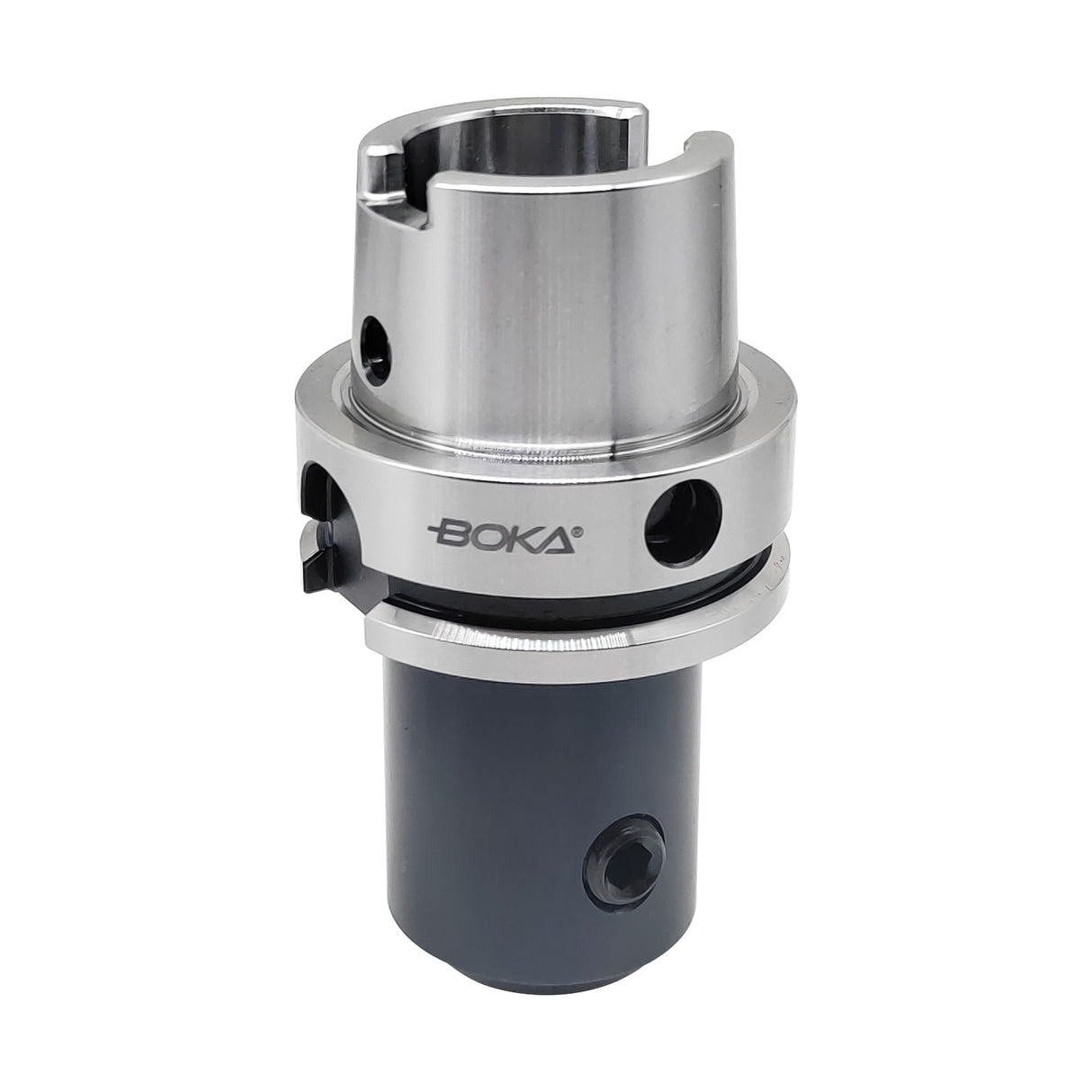 Boka HSK63A side clamp holder for CNC drilling and milling machines, precise &amp; stable 