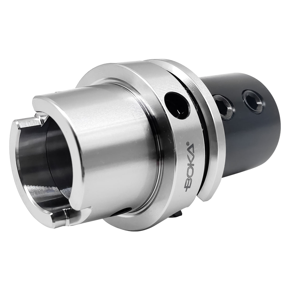 Boka HSK63A side clamp holder for CNC drilling and milling machines, precise &amp; stable 