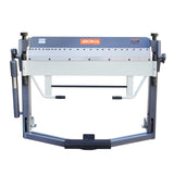 BOKA sheet metal bending machine 1270mm 2.0mm steel foot pedal segmented top beam – manual sheet metal bending machine 0–135°, sturdy construction, for workshop &amp; precise metalworking, PBB-5014 