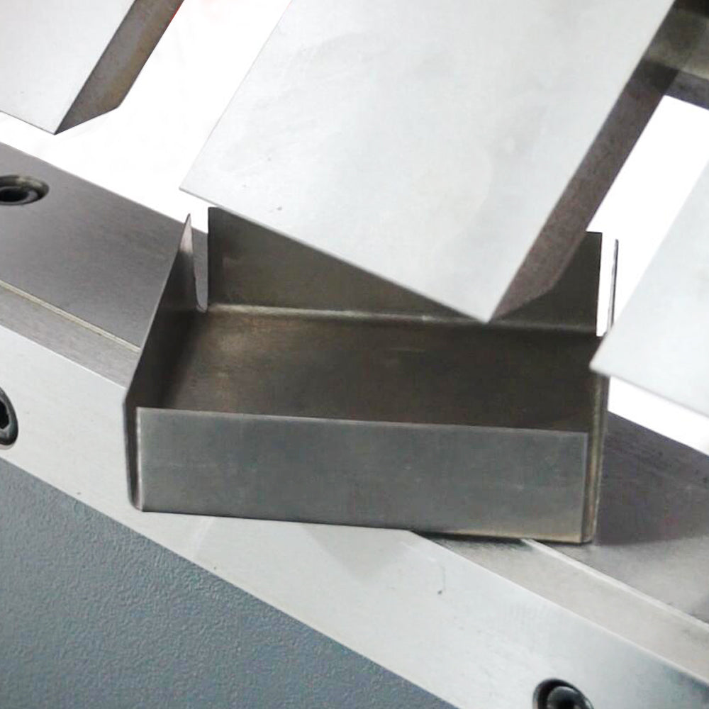BOKA sheet metal bending machine 1270mm 2.0mm steel foot pedal segmented top beam – manual sheet metal bending machine 0–135°, sturdy construction, for workshop &amp; precise metalworking, PBB-5014 