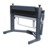 BOKA 1270 mm folding machine with segment tools, 2.0 mm sheet steel, 0–135° bending angle, foot pedal, press brake, robust steel construction, for steel/stainless steel/aluminum, PBB-5014A