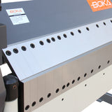 BOKA 1270 mm folding machine with segment tools, 2.0 mm sheet steel, 0–135° bending angle, foot pedal, press brake, robust steel construction, for steel/stainless steel/aluminum, PBB-5014A