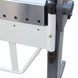 BOKA 1270 mm folding machine with segment tools, 2.0 mm sheet steel, 0–135° bending angle, foot pedal, press brake, robust steel construction, for steel/stainless steel/aluminum, PBB-5014A