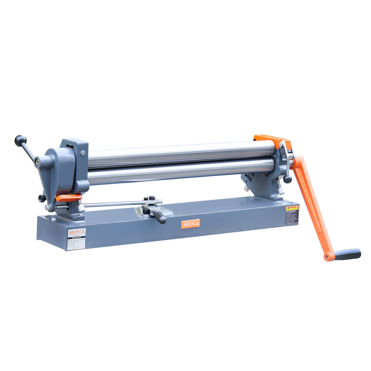 BOKA SR-24 Roll Bending Machine, 610 mm Rolling Width, 1.5 mm Capacity for Soft Steel, Manual Metal Bending Machine, Compact and Durable