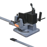 BOKA Universal Angle Bender UB-100 | Professional Bending Machine for Gutter Iron &amp; Concrete Reinforcement | 120° Bending Angle + 5 Dies 