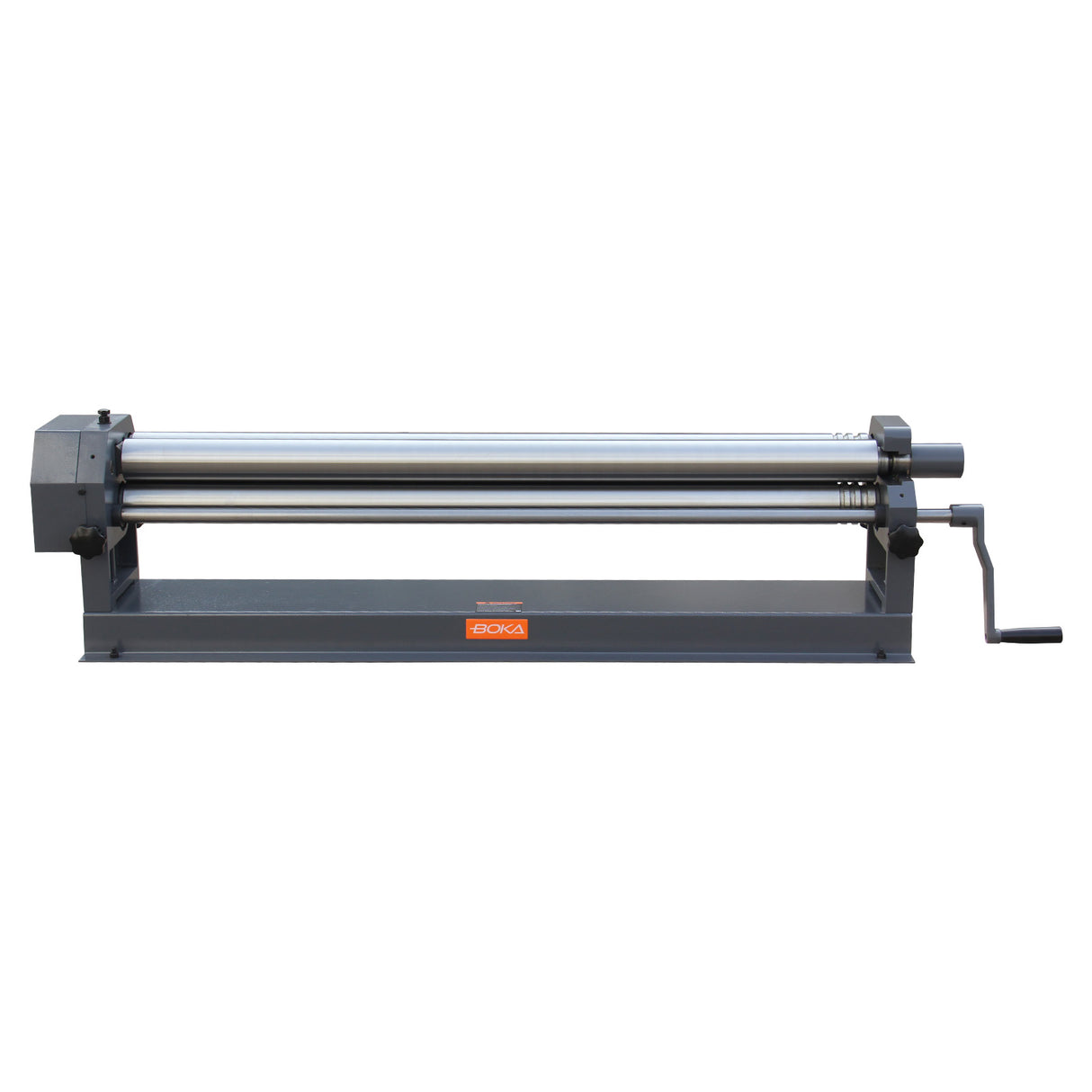 BOKA roll flanging machine, sheet metal rolling machine with removable rolls, 1300 mm 3-roll round bending machine for sheet metal and pipes W01-5116 