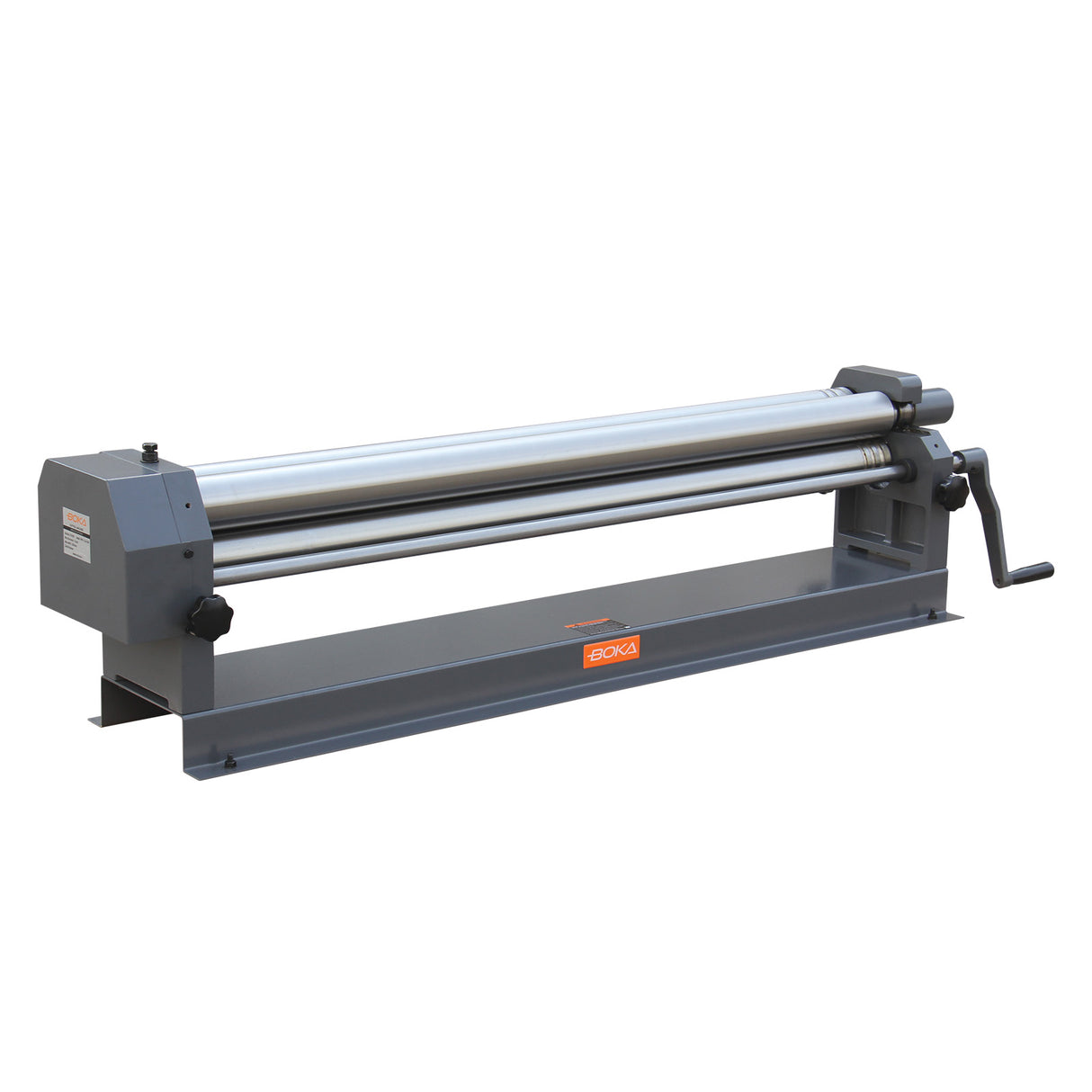 BOKA roll flanging machine, sheet metal rolling machine with removable rolls, 1300 mm 3-roll round bending machine for sheet metal and pipes W01-5116 