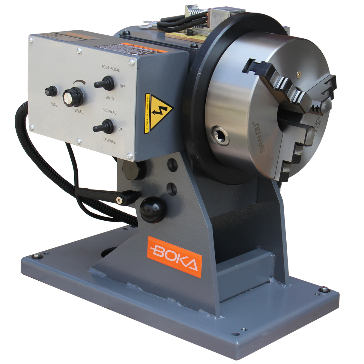 BOKA welding positioner WP-110T rotary table for pipe welding, 240 V motor