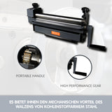 BOKA round bending machine 3-roller for 1 mm sheet bending machine 300 mm wide SJ-300 round bending machine