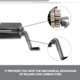 BOKA RM-18 460mm beading machine flanging machine for 1.2 mm steel sheet including 6 standard roller pairs, manual round bending machine