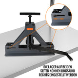 BOKA TR-40 pipe bender, manual roll bending machine for square and rectangular pipes, maximum capacity 40 x 1.5 mm, robust and versatile