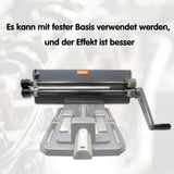BOKA RM-18 460mm beading machine flanging machine for 1.2 mm steel sheet including 6 standard roller pairs, manual round bending machine