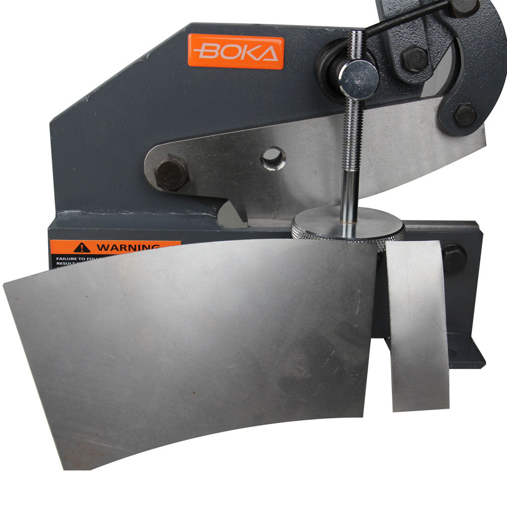 BOKA hand lever shears sheet metal 150mm blade length with T10 steel sheet shears lever shears for 6 mm thickness, folding machine