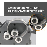 BOKA PR-5 Manual round bending machine, 3-roller bender for flat and round steel, bending radius 70 mm (2-3/4")