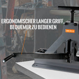 BOKA TR-40 pipe bender, manual roll bending machine for square and rectangular pipes, maximum capacity 40 x 1.5 mm, robust and versatile