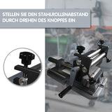 BOKA round bending machine 3-roller for 1 mm sheet bending machine 300 mm wide SJ-300 round bending machine