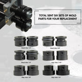 BOKA RM-18 460mm beading machine flanging machine for 1.2 mm steel sheet including 6 standard roller pairs, manual round bending machine